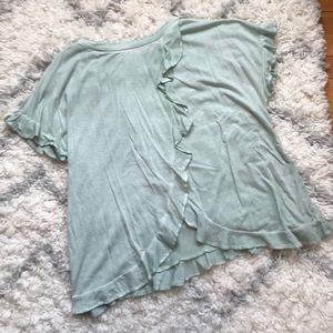 Francesca’s Ruffle Open Back Top